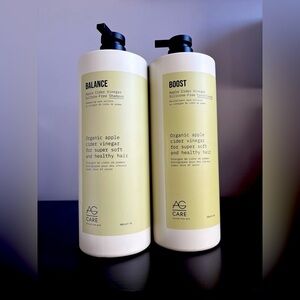 AG Care BALANCE APPLE CIDER VINEGAR SULFATE-FREE SHAMPOO & Conditioner 1L set